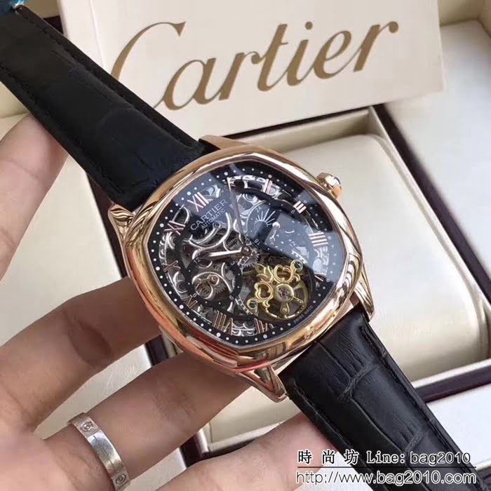 CARTIER卡地亞 新品上市 八角殼型 精品男士腕表 WSS1327